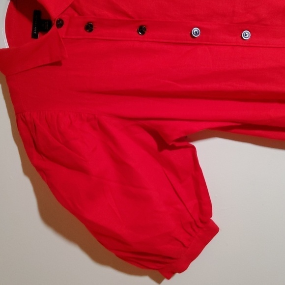 Ann Taylor Collared Shirtdress Size XS Linen blend - Picture 2 of 6